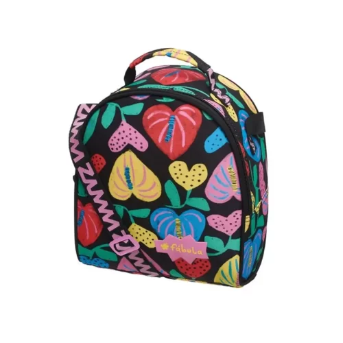 Lancheira Infantil Fábula Zum Zum Amor de Flor Térmica Alça
