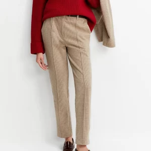 Calça slim pied de poule 360