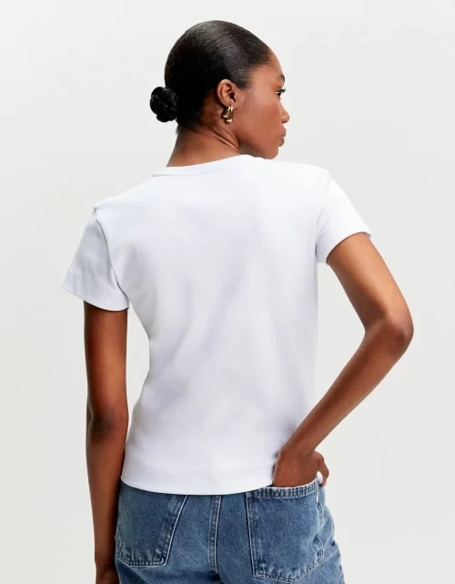 T-shirt canelada - branco - Image 4