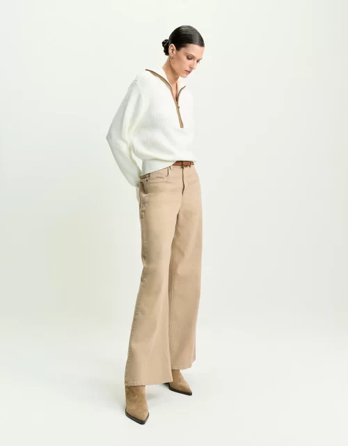 Blusa tricot bicolor - Image 3