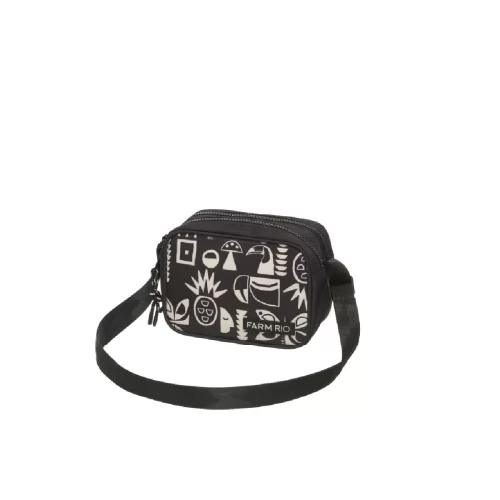 BOLSA FARM CHAMEGO LENÇO TROPICANO