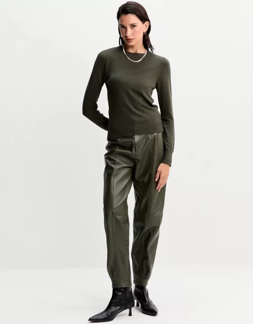 Tricot básico gola careca militar - Imagem 4