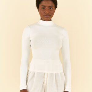 BLUSA GOLA MANGAS - OFF WHITE