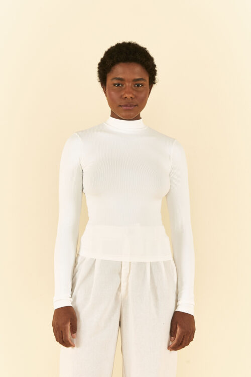 BLUSA GOLA MANGAS - OFF WHITE