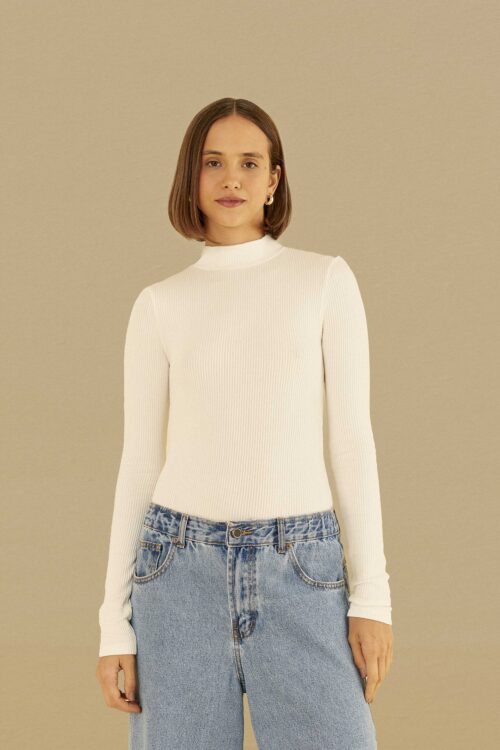BLUSA GOLA MANGAS - OFF WHITE