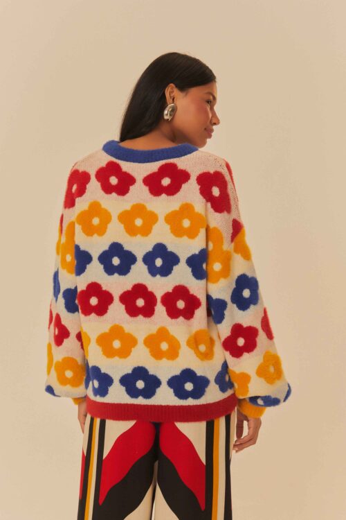PULL TRICOT PELINHO FLOR - Image 3