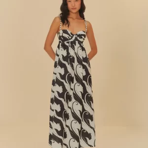 Vestido Cropped Estampado Panteras