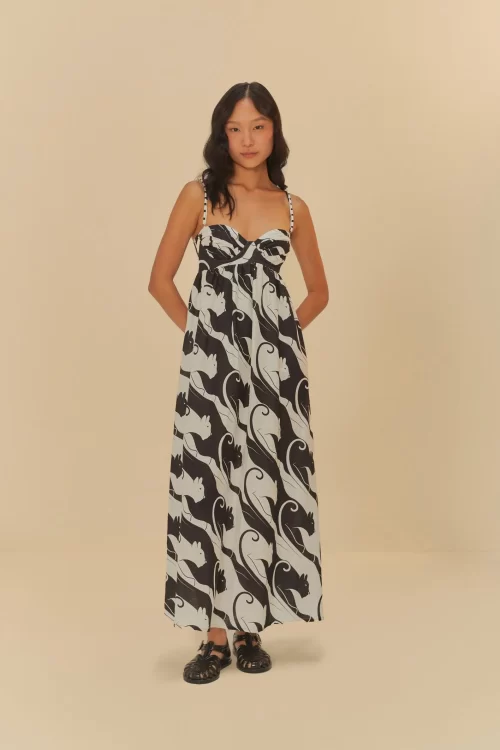 Vestido Cropped Estampado Panteras