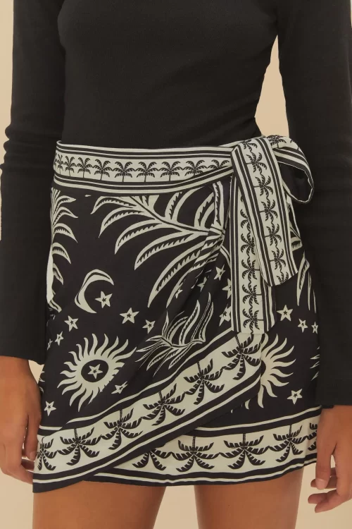 Saia Curta Pareô Estampada Coqueiral - Image 2