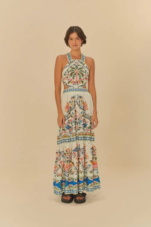 Vestido Longo Estampado Sonho Guaraná - Image 2