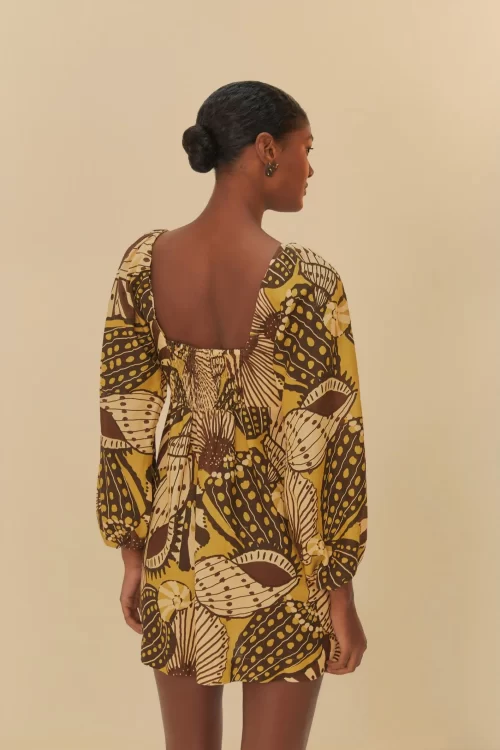 Vestido Curto Estampado Mistura De Caju - Image 3
