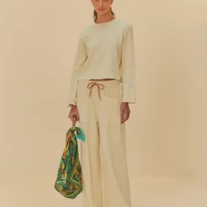 Calça Bolsos Textura