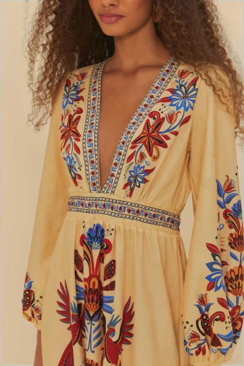Vestido Cropped Estampado Sonho De Mar - Image 3