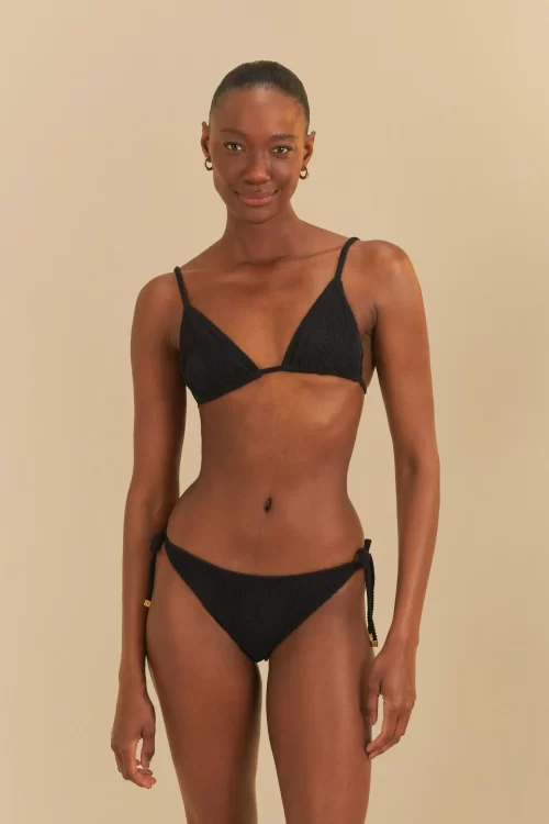 Biquíni Lacinho Maré De Sol - preto