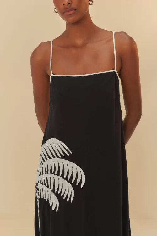 Vestido Cropped Bordado Coqueiro - Image 3