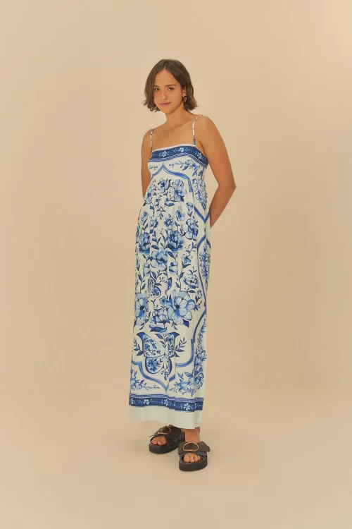 Vestido Cropped Estampado Jardim De Porcelana - Image 2
