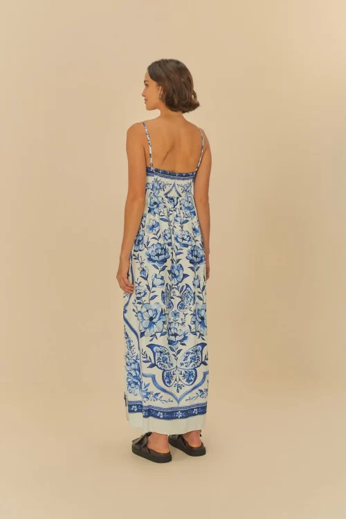 Vestido Cropped Estampado Jardim De Porcelana - Image 4