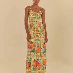 Vestido Cropped Estampado Delicadeza Em Flor