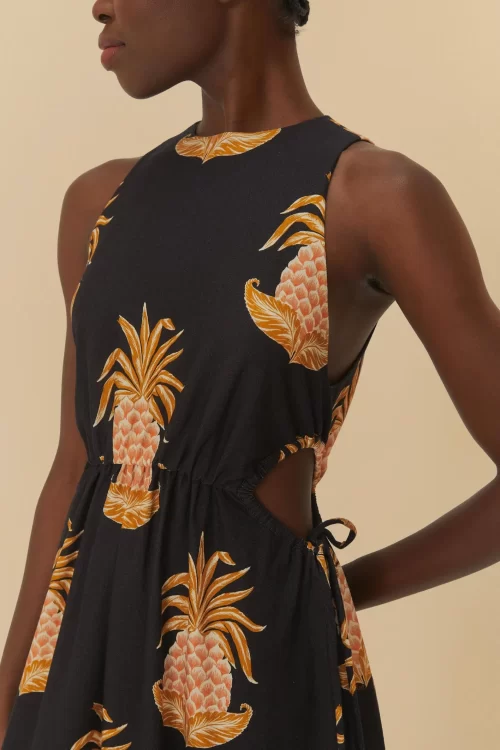 Vestido Midi Estampado Amalfi Abacaxi - Image 3