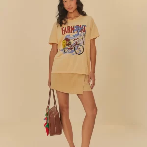 T-Shirt Fit Estampada Farm Rio Bicicleta