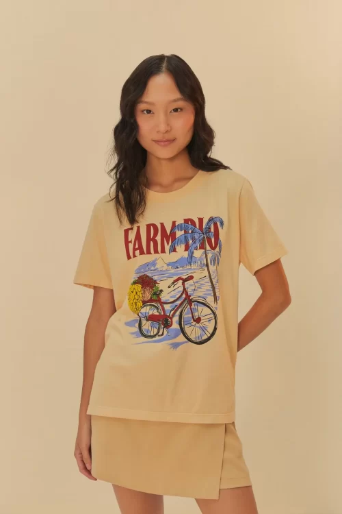 T-Shirt Fit Estampada Farm Rio Bicicleta - Image 2