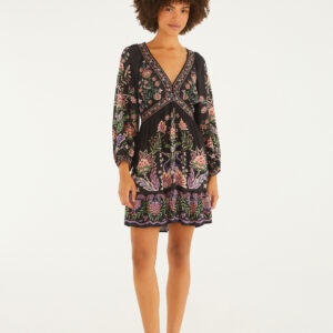 VESTIDO CURTO JARDIM MARAVILHOSO