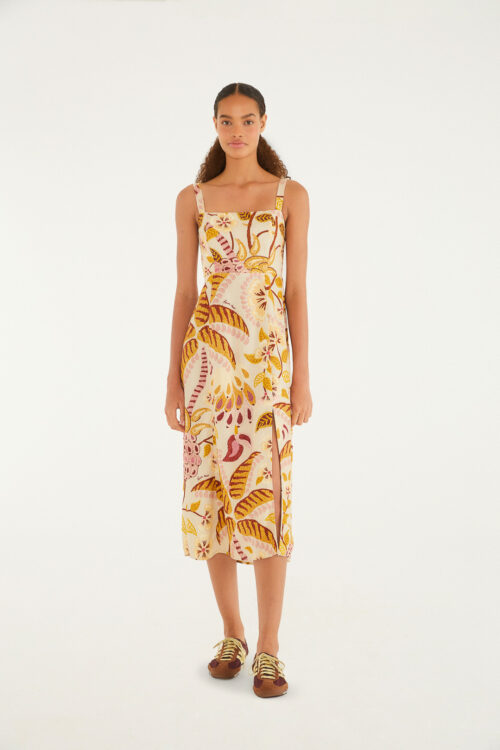 VESTIDO PREGAS BRASIL ARTESANAL