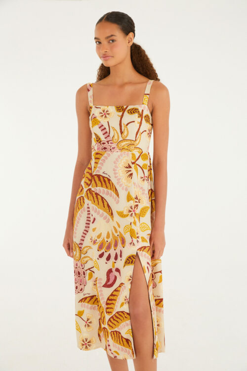VESTIDO PREGAS BRASIL ARTESANAL - Image 2