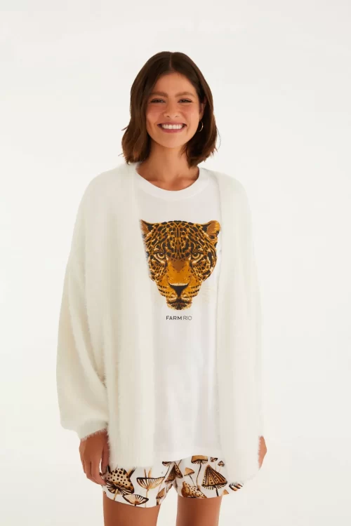 CARDIGAN TRICOT PELINHO