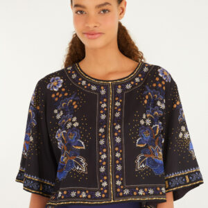 T-SHIRT CROPPED NOITE FLORIDA
