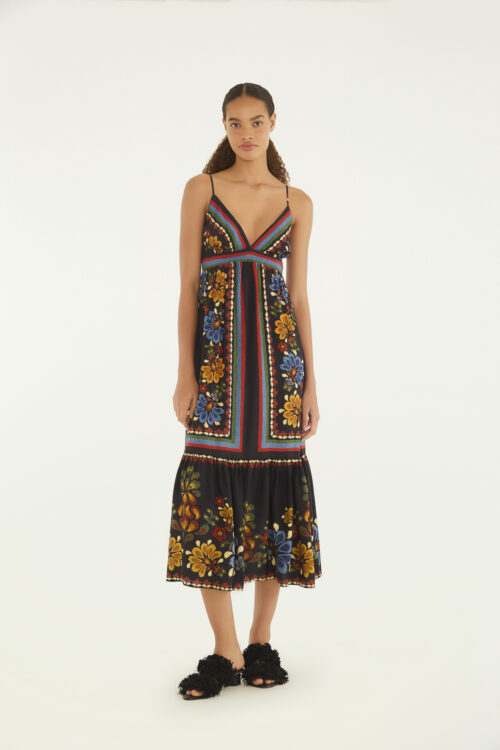 VESTIDO CROPPED LENCO LATINA