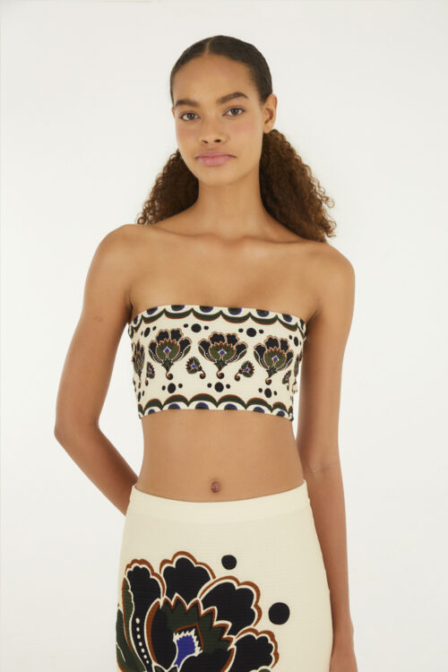 TOP RETO FLORAL ARABESQUE