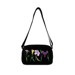 BOLSA FARM CHAMEGO ROMANCE EM FLOR PRETA