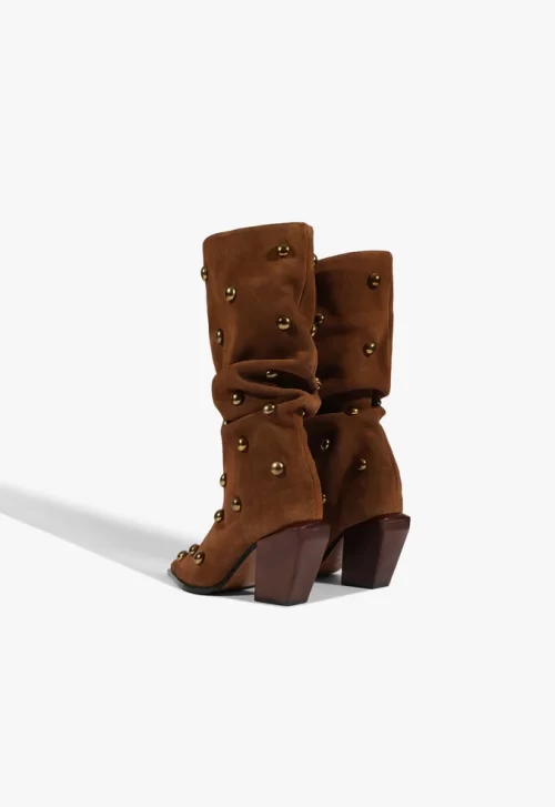 Bota Tulsa Studs Camurça Marrom - Image 3
