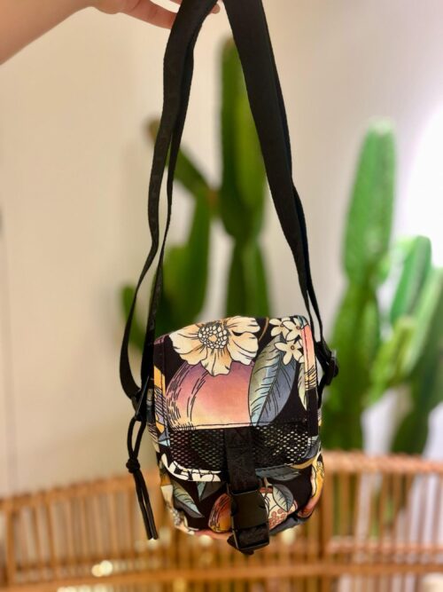 BOLSA FARM FERVO ROMANCE EM FLOR MARROM