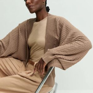 Cardigan tricot casulo