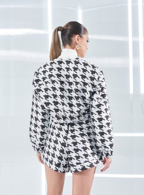 SHORT JACQUARD FLOCKED - Image 2