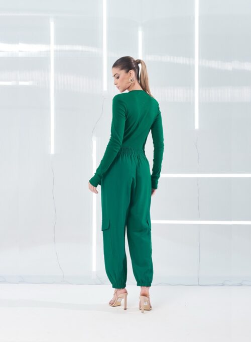 CALÇA COMFY COM BOLSOS E LAPELAS - Image 2