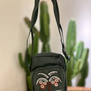 BOLSA FARM DA GEMA GRÁFICO TROPI VERDE