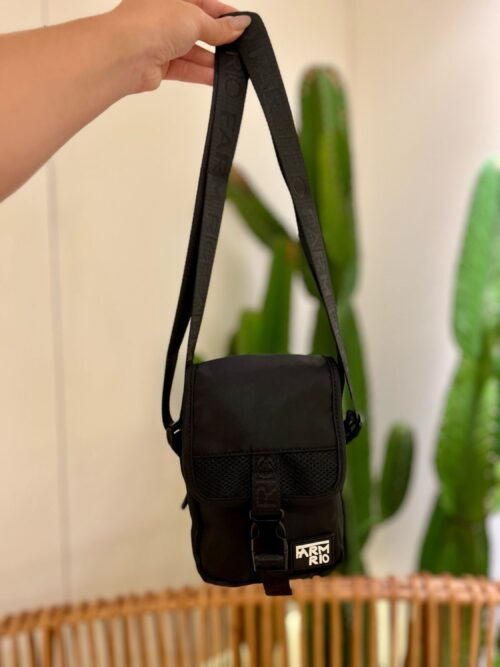BOLSA FARM FERVO GRAFICO TROPI PRETA