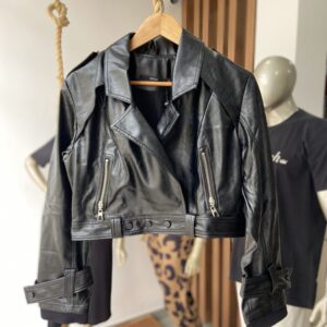 Jaqueta Biker - preta