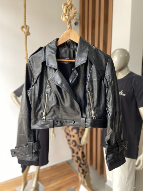 Jaqueta Biker - preta