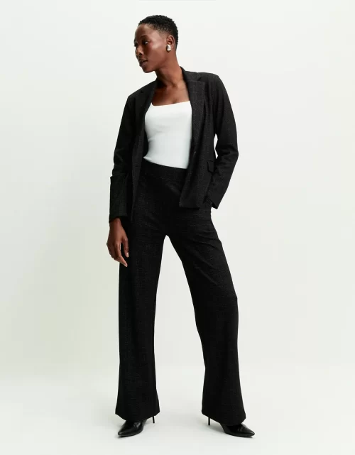Calça reta xadrez 360