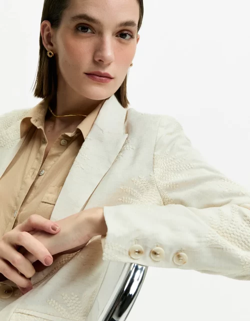 Blazer alfaiatado bordado - Imagem 3