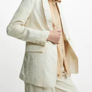Blazer alfaiatado bordado