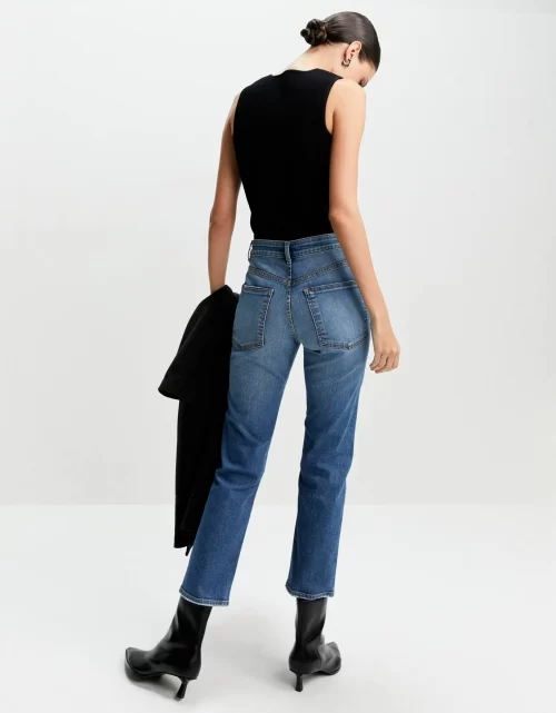 Calça jeans slim cintura média - Image 4
