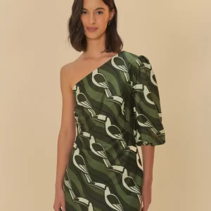 Vestido Curto Estampado Tucano Gráfico