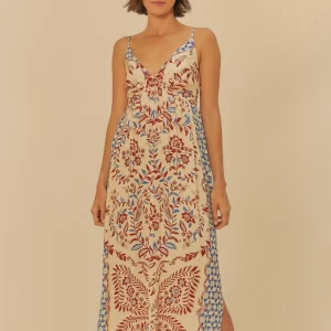 Vestido Cropped Estampado Borbolina
