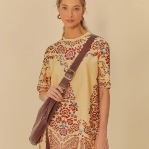 Vestido T-Shirt Estampado Borbolina