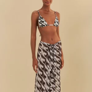 Calça Tule Estampada Pantera Da Noite